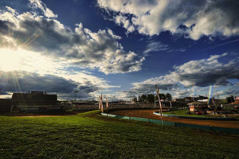 Crandon International Raceway beautiful clouds
