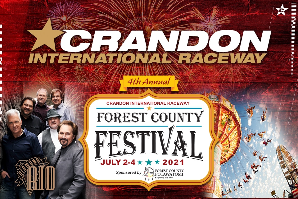 Diamond Rio Concert To Highlight Huge 4th of July Weekend At Crandon International Raceway