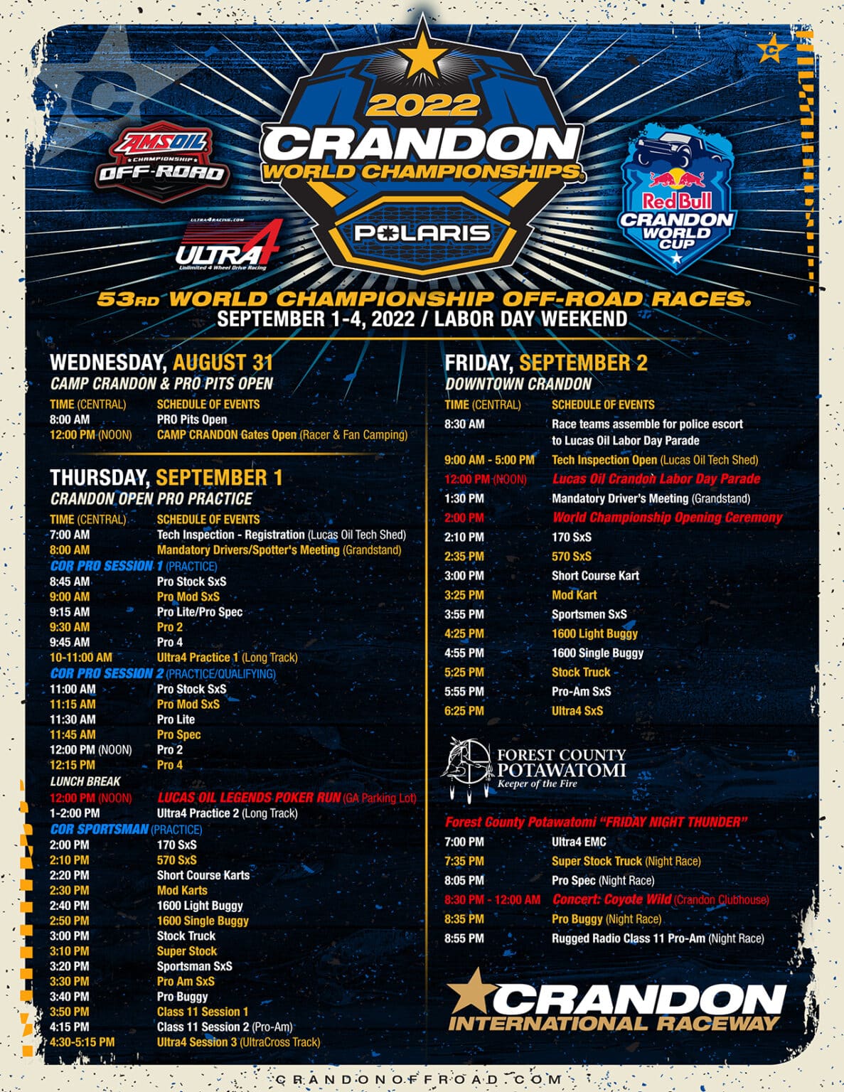 Visit our Track | Crandon International Raceway | Crandon, WI