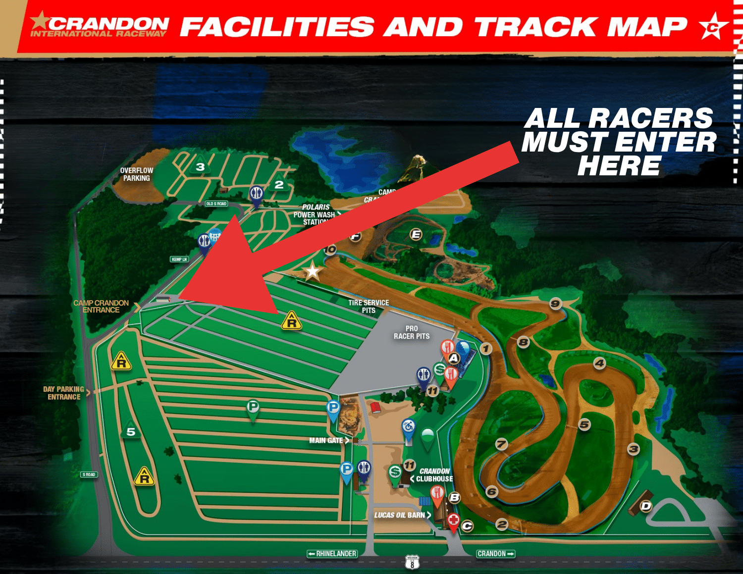 Camp Crandon Entrance